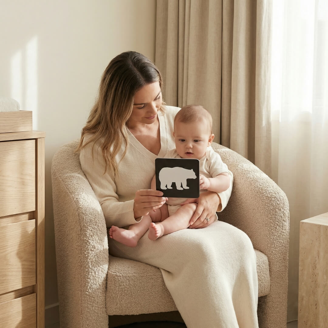 Razvojne kartice za bebe , kontrasne kartice za bebe , crno bele kartice za bebe