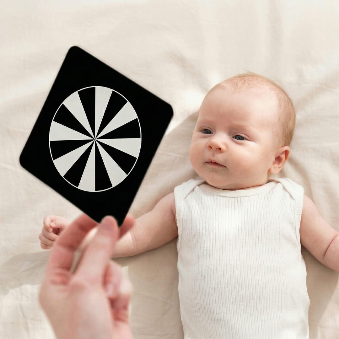 Razvojne kartice za bebe , kontrasne kartice za bebe , crno bele kartice za bebe