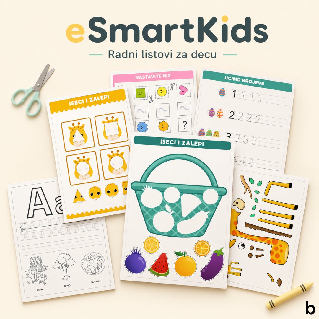 esmartkids aktivnosti - radni listovi za decu - Inovativko SmartKids