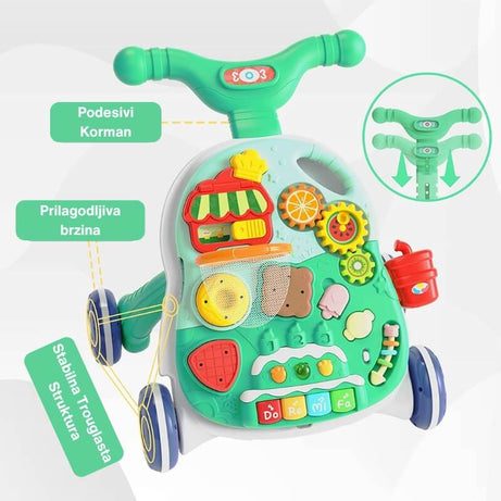 Aktivni sto i Hodalica za bebe 2u1