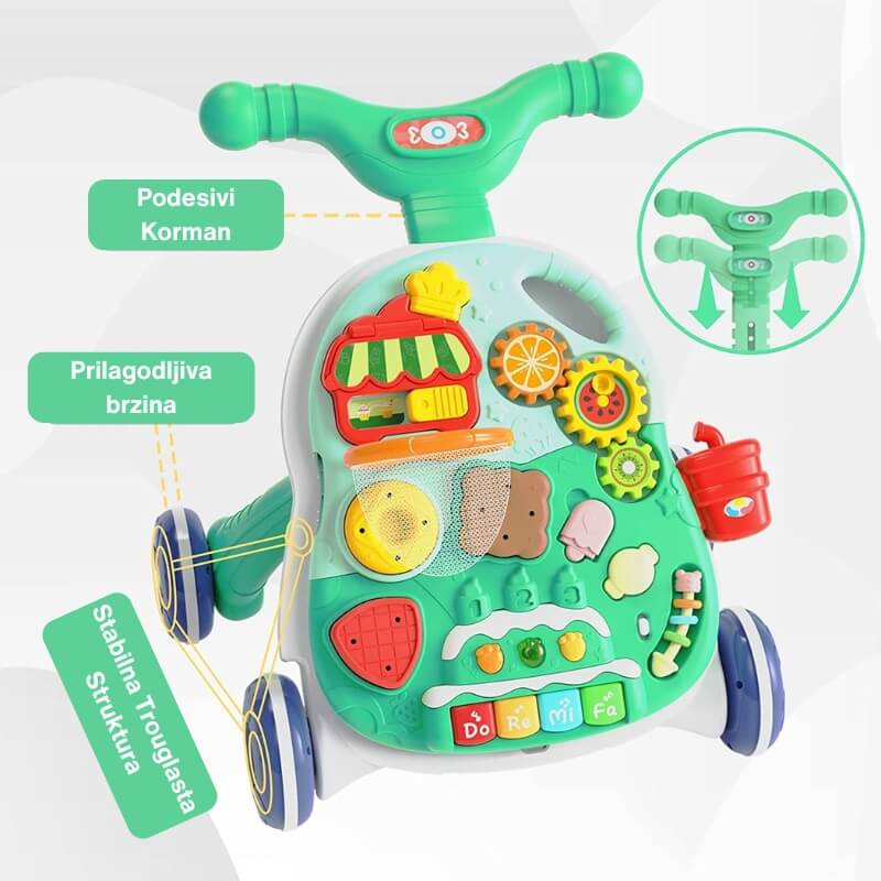 Aktivni sto i Hodalica za bebe 2u1