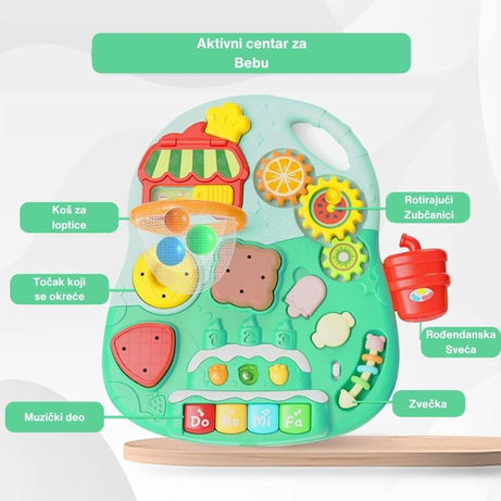 Aktivni sto i Hodalica za bebe 2u1