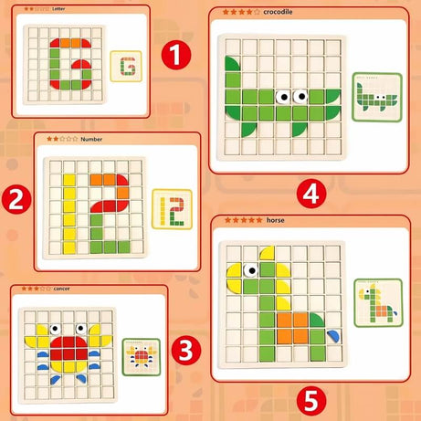 Montesori Mozaik Slagalica