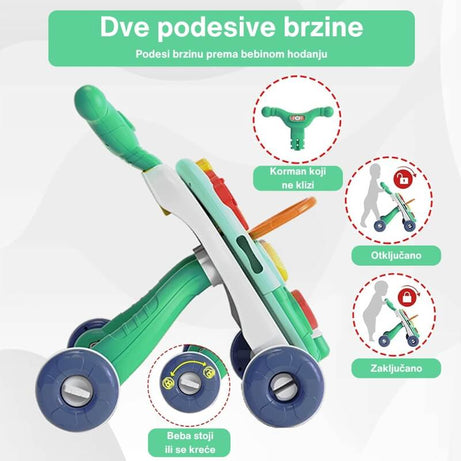 Aktivni sto i Hodalica za bebe 2u1