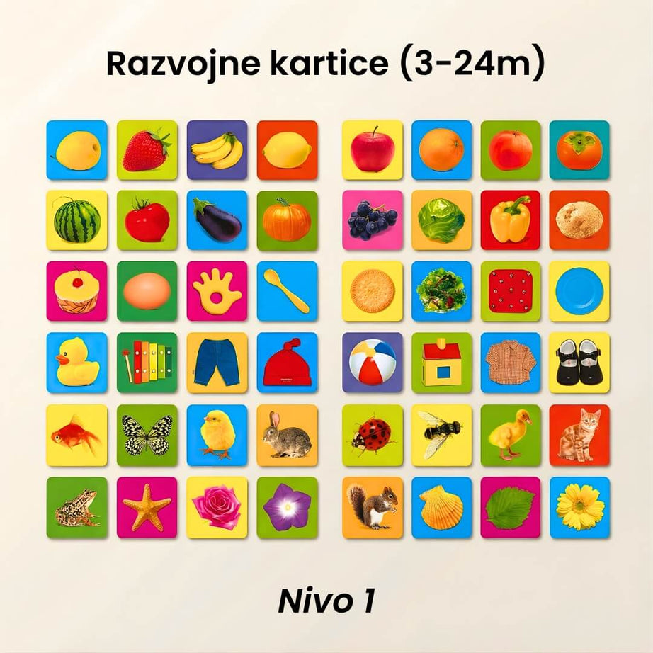 Razvojne kartice za bebe , kontrasne kartice za bebe , crno bele kartice za bebe