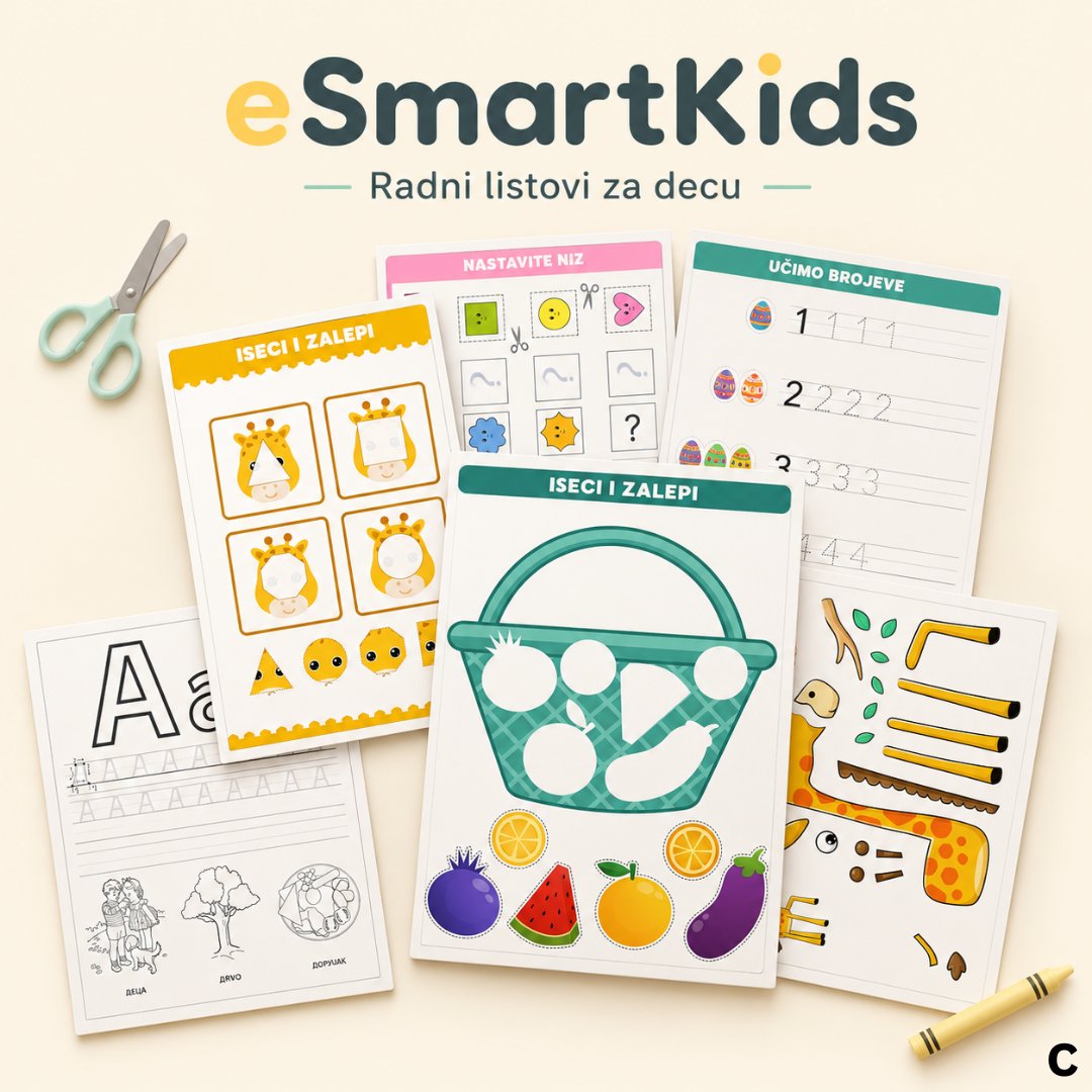 esmartkids aktivnosti - radni listovi za decu - Inovativko SmartKids