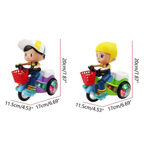 Lily - Svetleći Rotirajući Tricikl